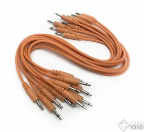 Glow Worm Cables 40cm Orange Eurorack Patch Cable