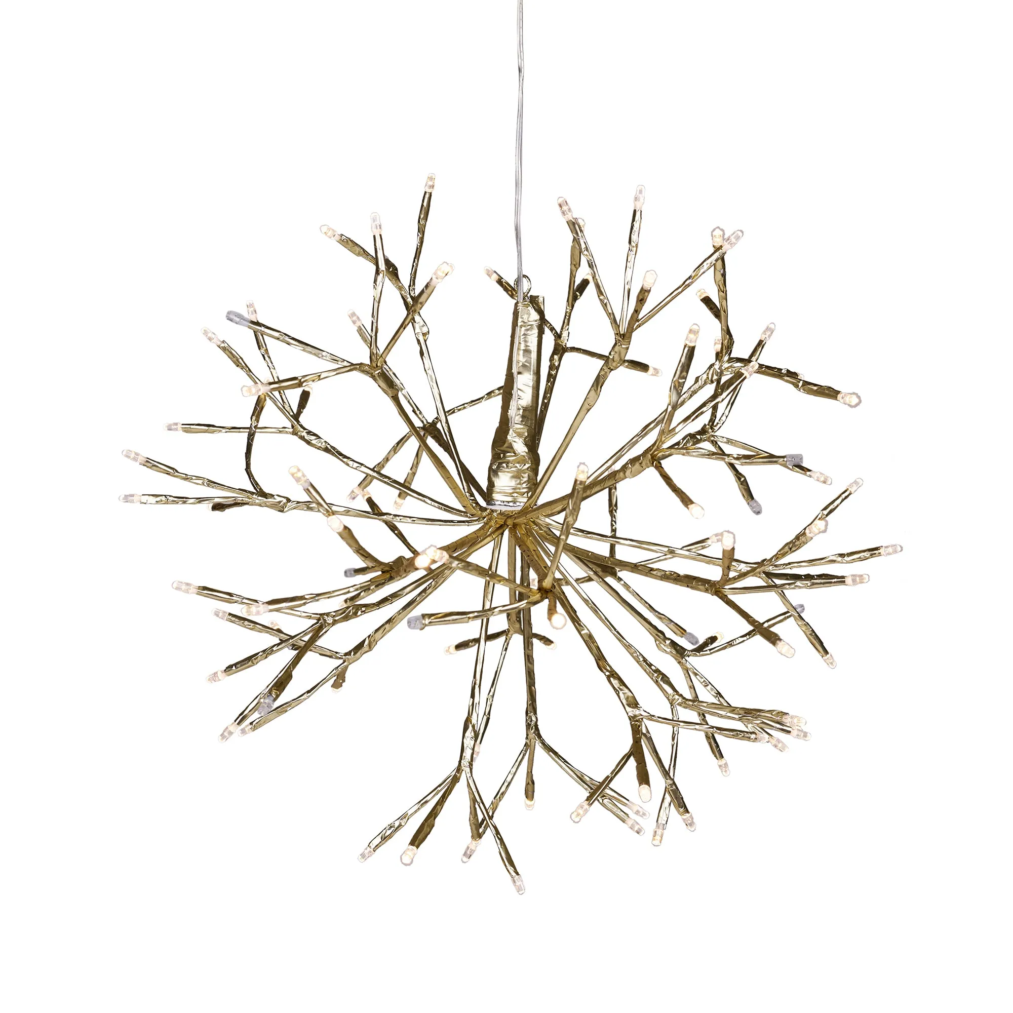 Gold Starburst Led 96 Led/12 Flashing