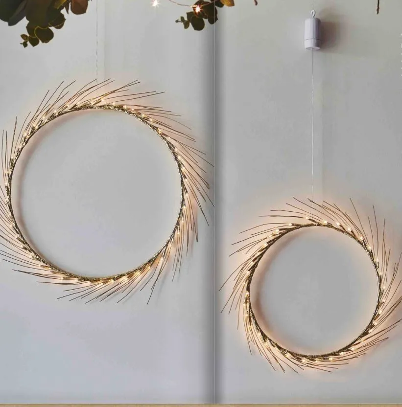 Halo LED Wreath - Two Sizes