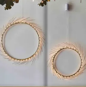Halo LED Wreath - Two Sizes
