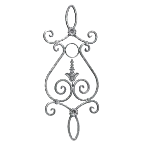 Hammered Forged Iron Panel ART475/2