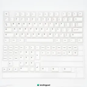 Icon BoW Black-on-White ABS Keycap Set