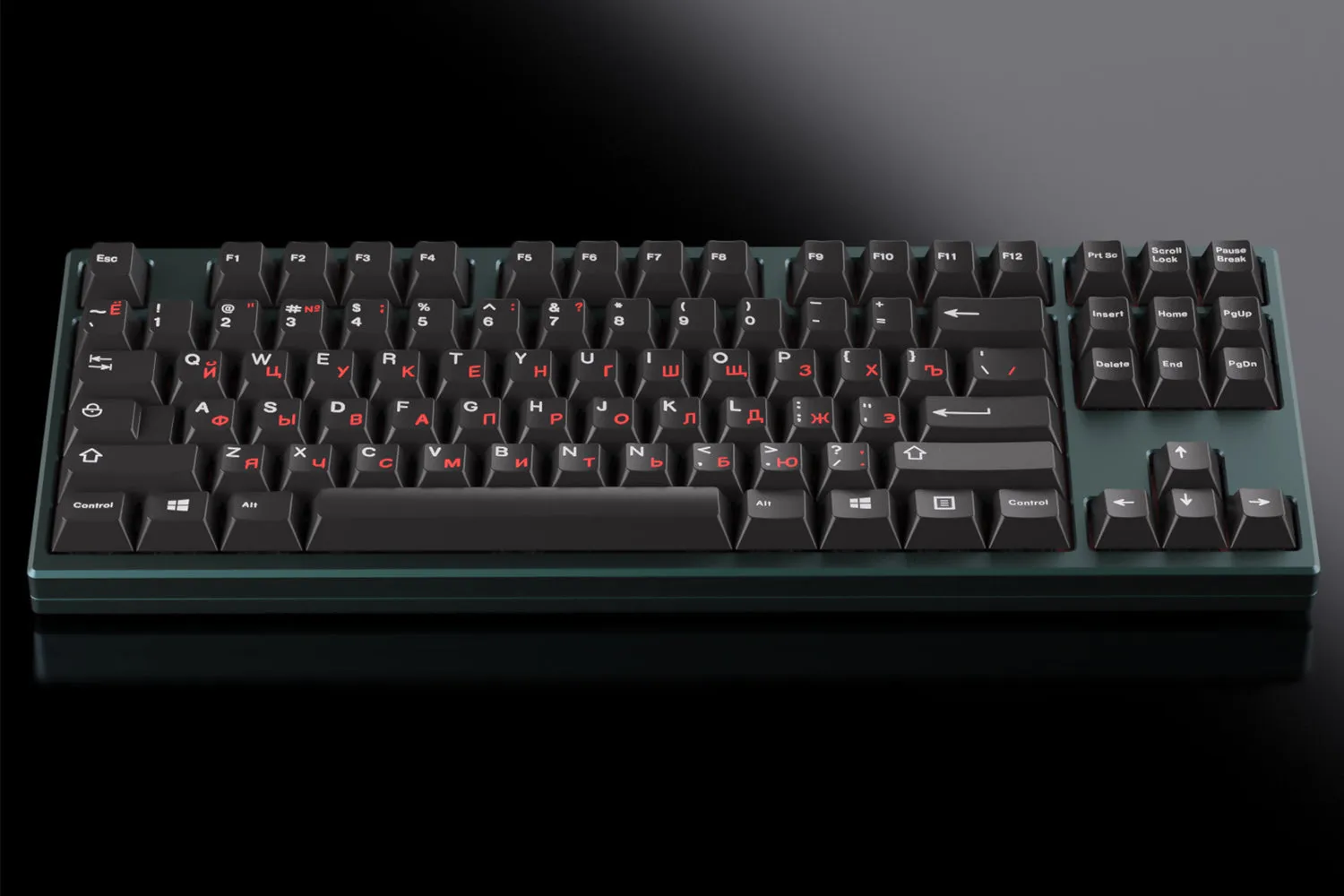 JTK Classic Cyrillic Tripleshot Keycap Set