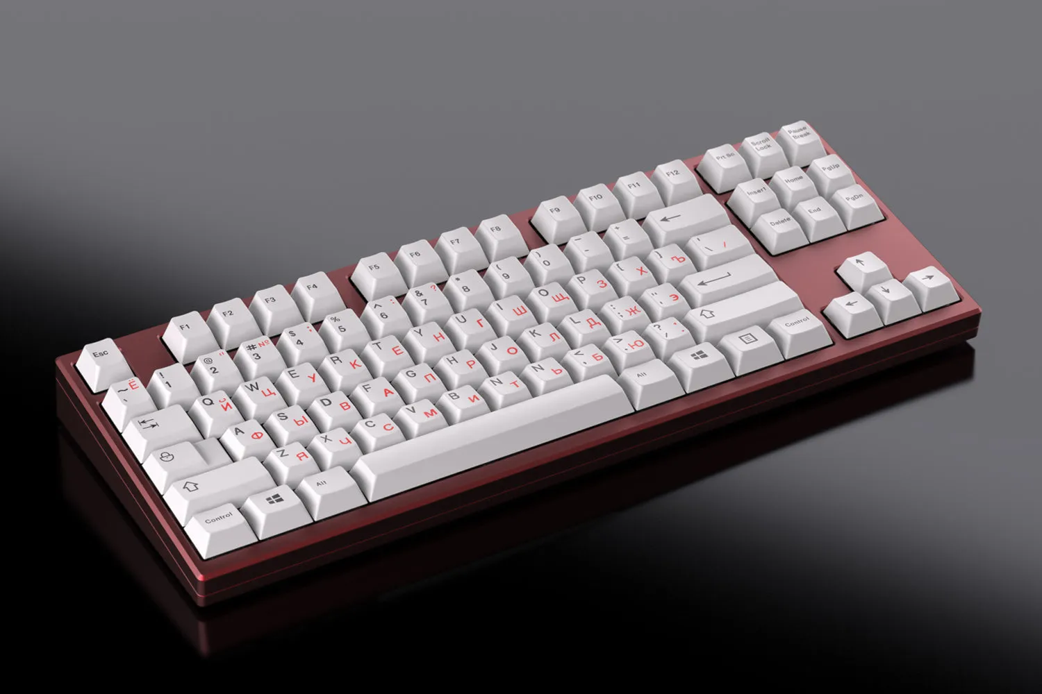 JTK Classic Cyrillic Tripleshot Keycap Set