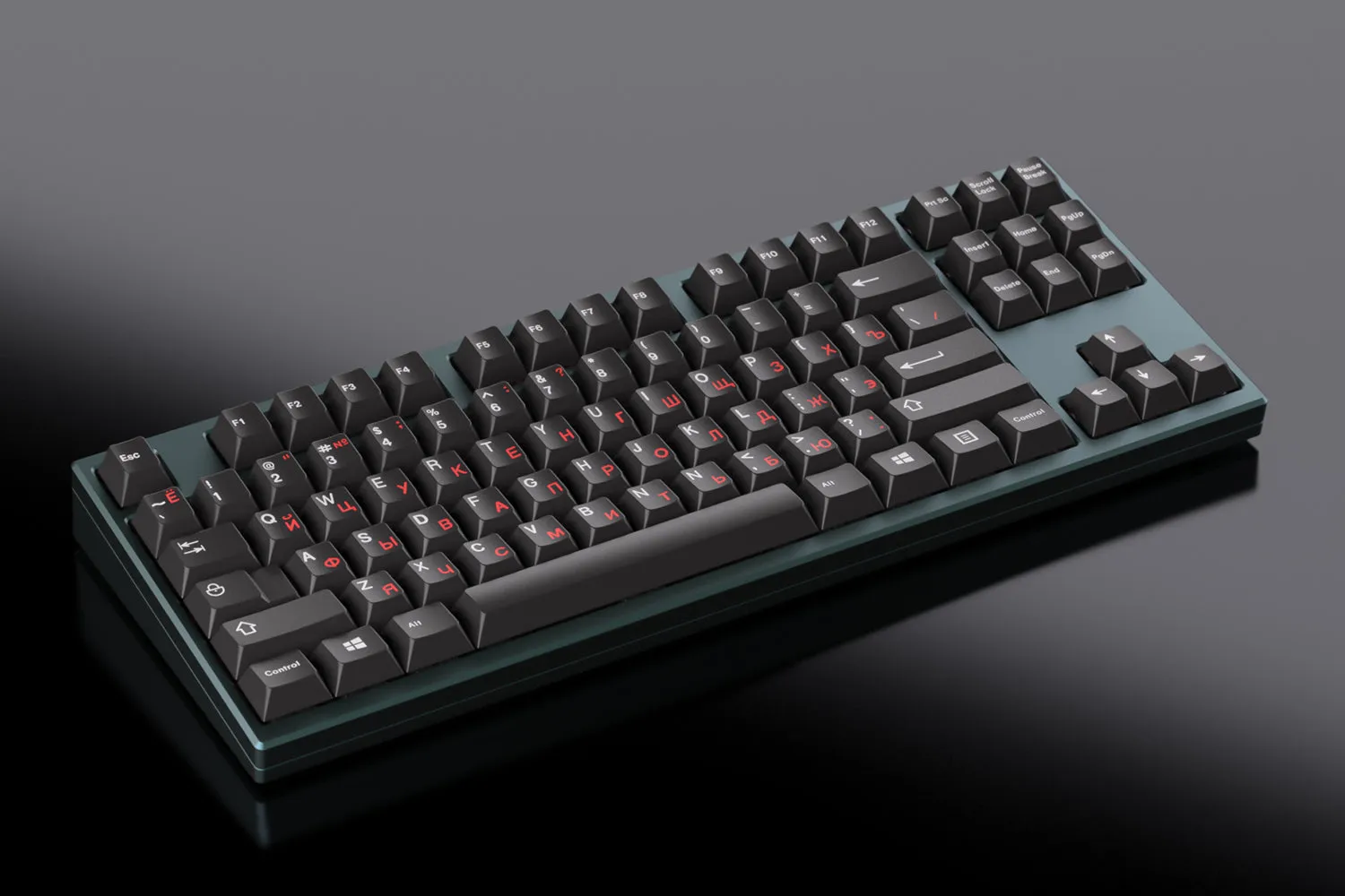 JTK Classic Cyrillic Tripleshot Keycap Set
