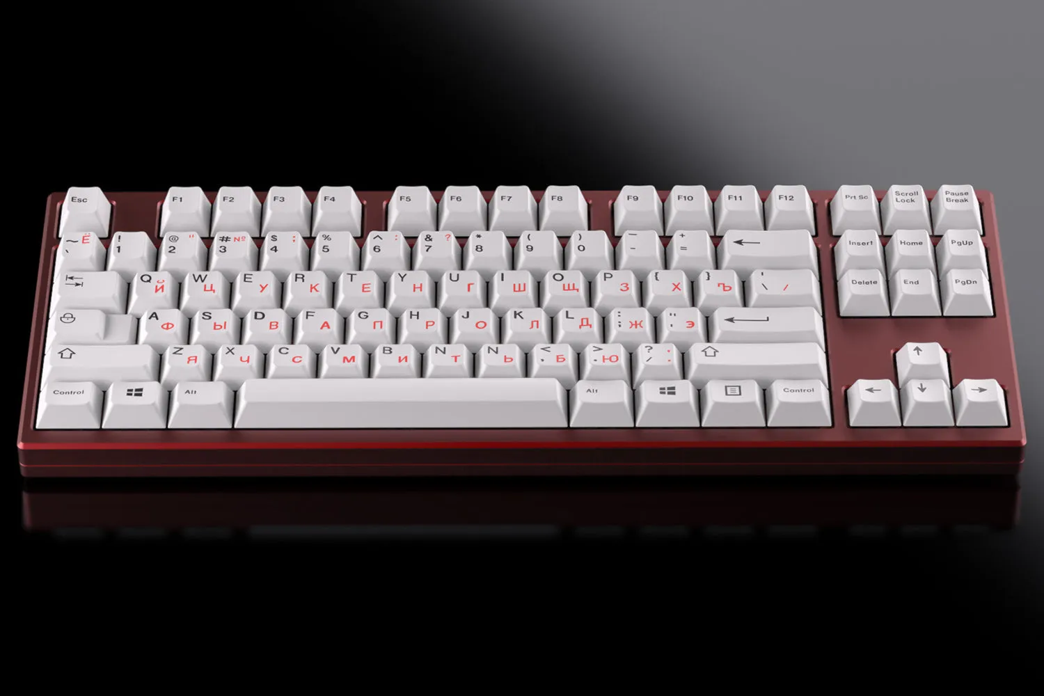 JTK Classic Cyrillic Tripleshot Keycap Set