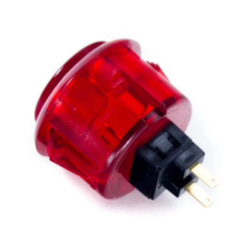 Jyuee Ang G102CL-PC 30 mm Snap-in Button - Clear Red