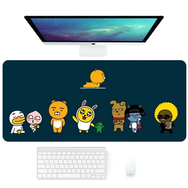 Kawaii Pink Cartoon Mousepad