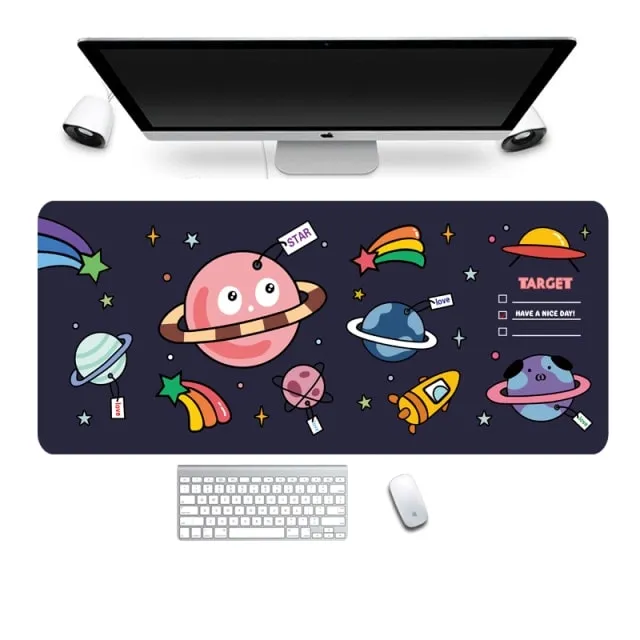 Kawaii Pink Cartoon Mousepad