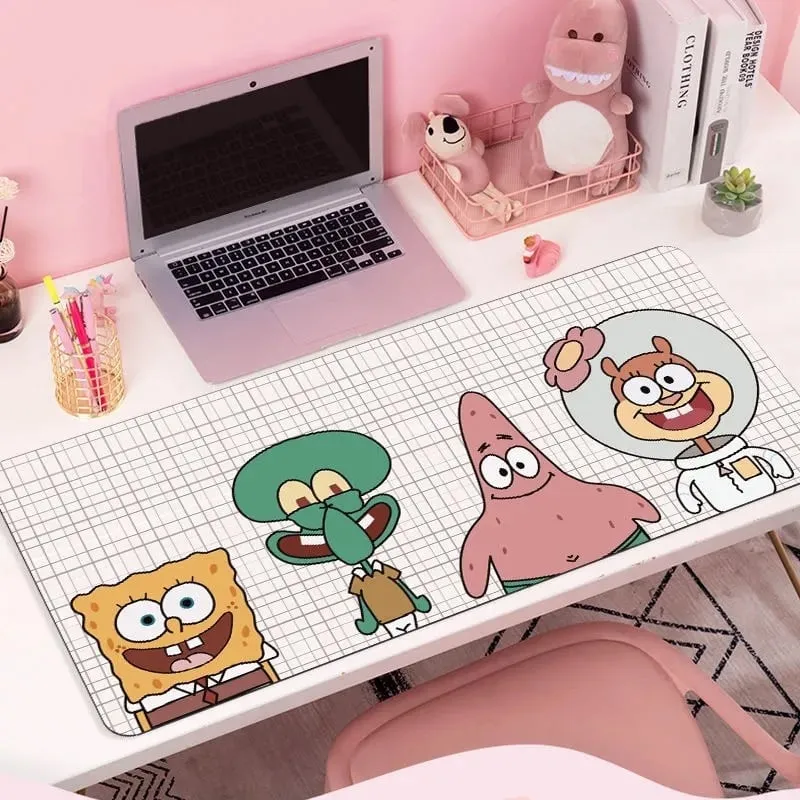 Kawaii Pink Cartoon Mousepad