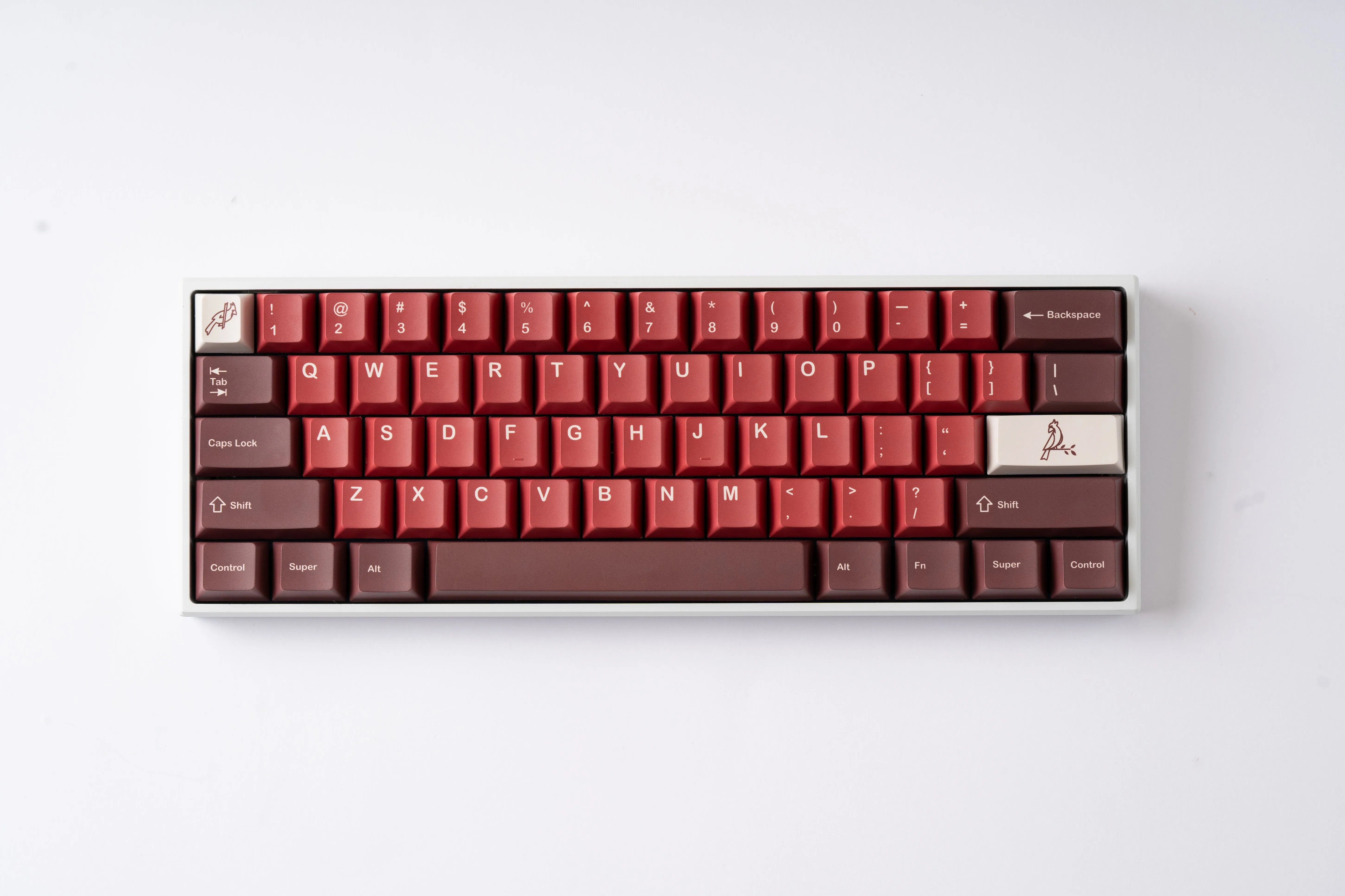 kfaPBT Cardinal Keycaps
