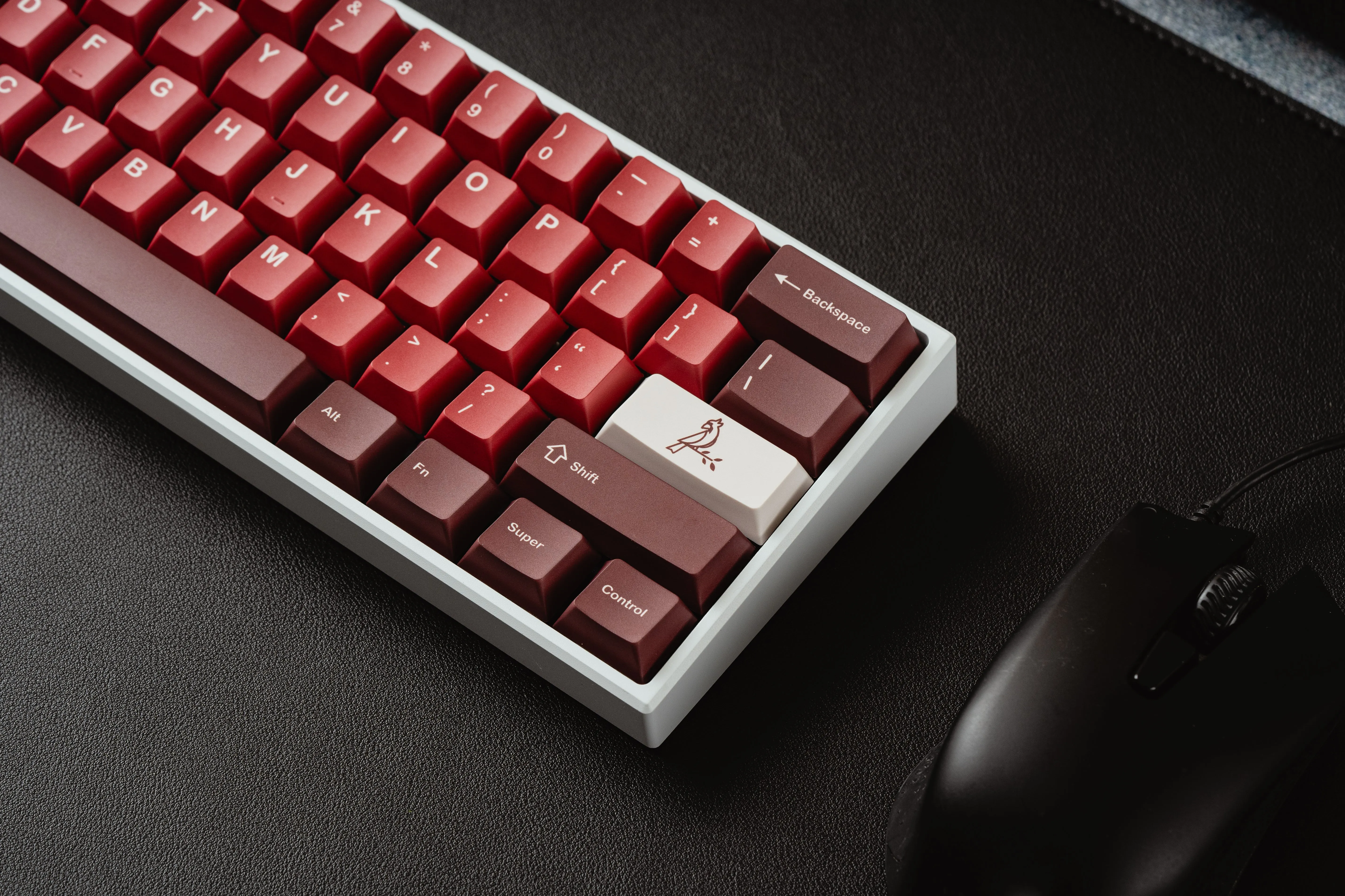 kfaPBT Cardinal Keycaps