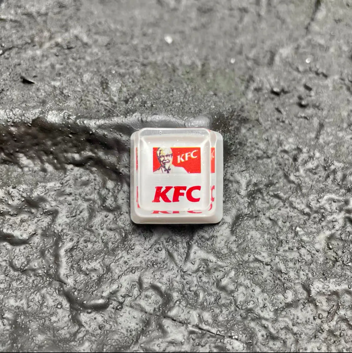 KFC Resin keycaps handmade resin keycaps backlit resin space keycaps