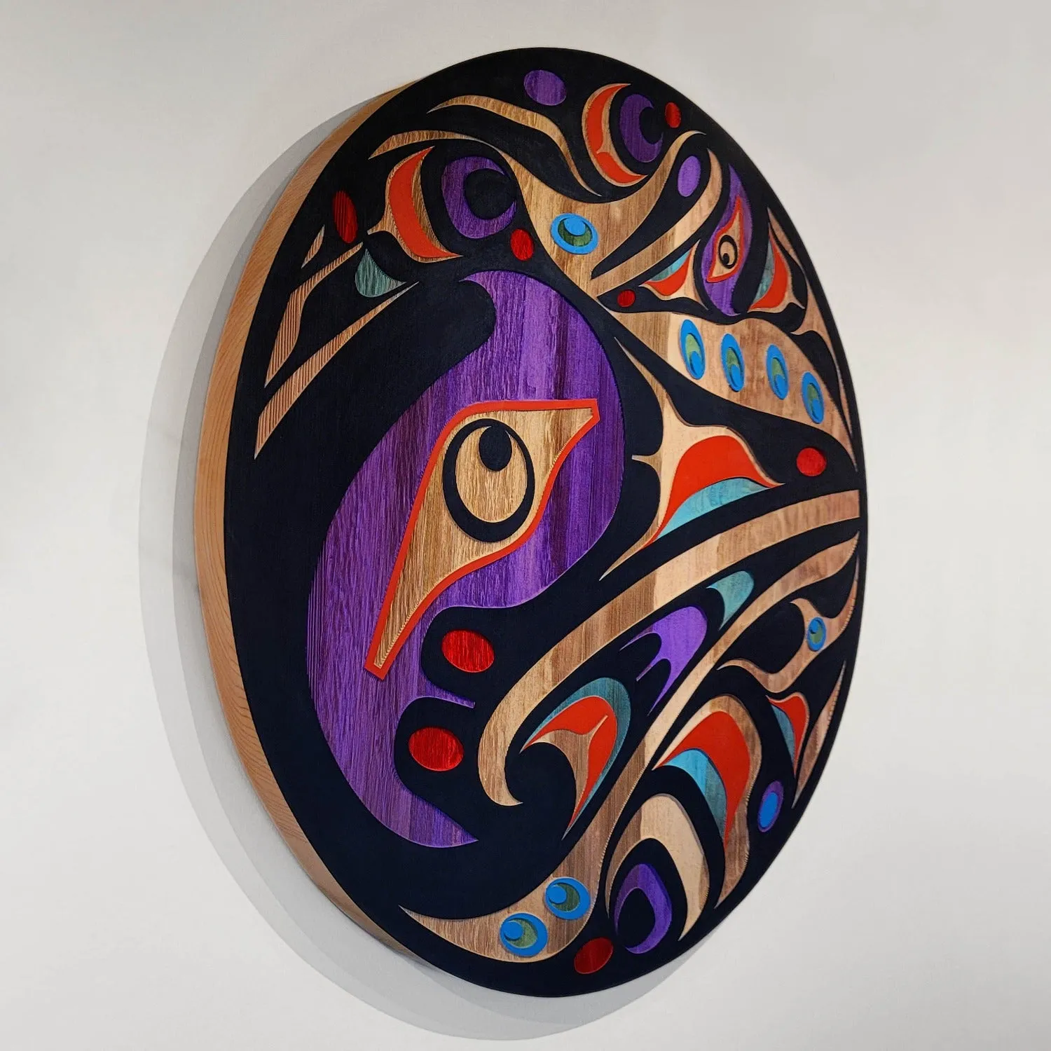 Large Sandblasted Hummingbird Panel