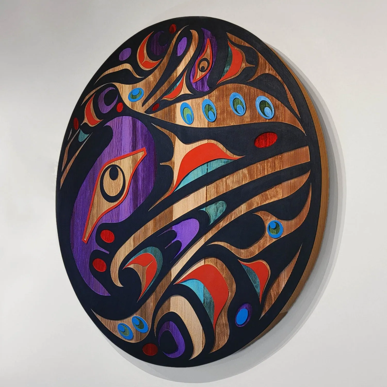 Large Sandblasted Hummingbird Panel