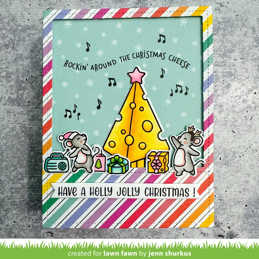 LAWN FAWN: Cheesy Christmas | Stamp
