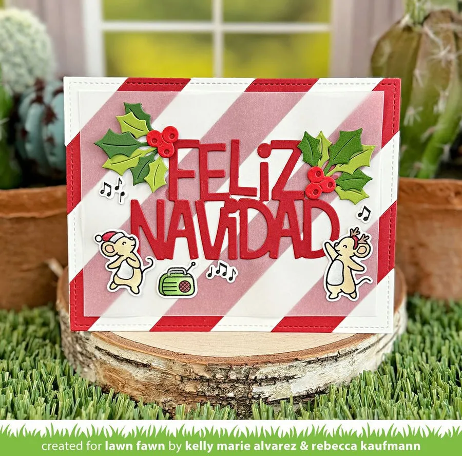 LAWN FAWN: Cheesy Christmas | Stamp