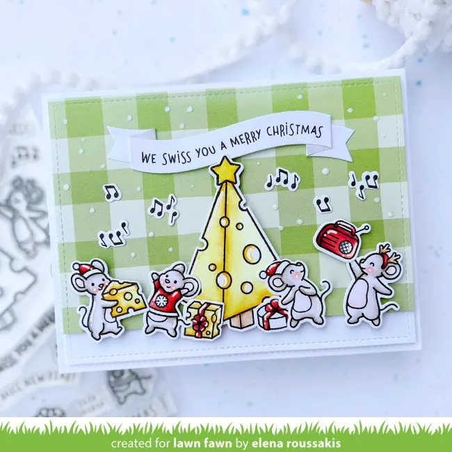 LAWN FAWN: Cheesy Christmas | Stamp