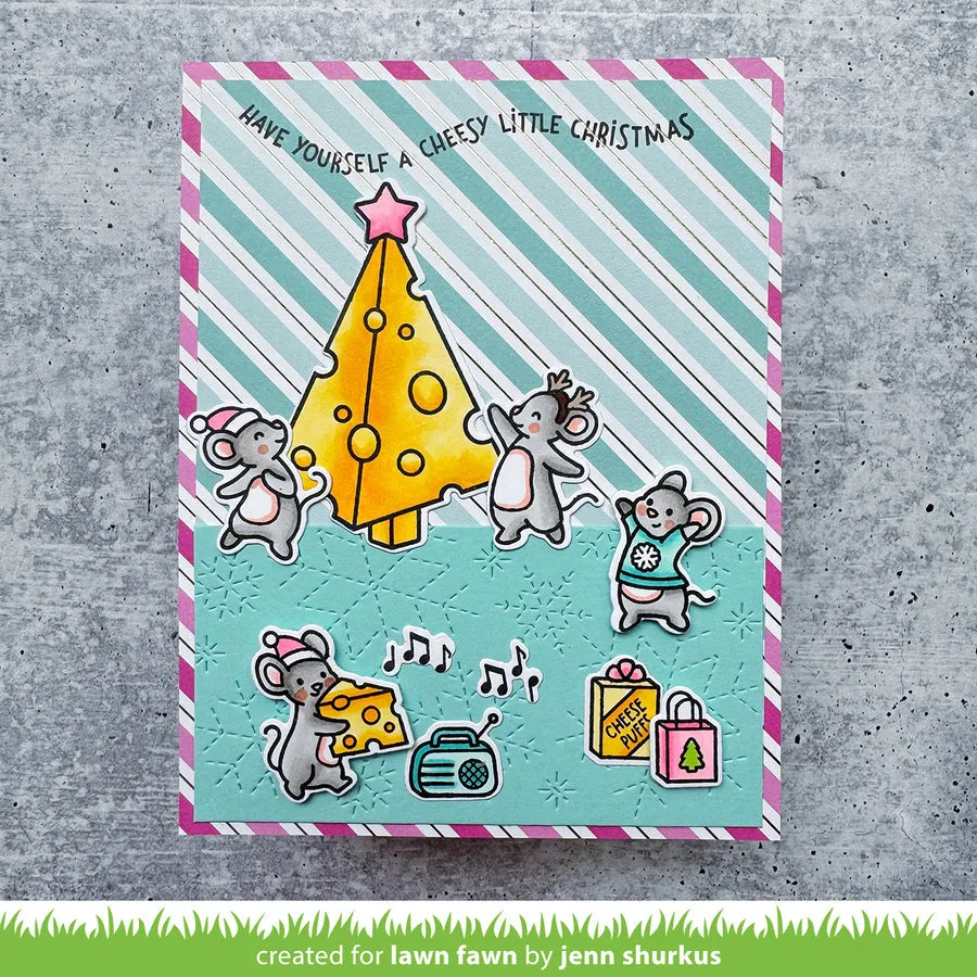 LAWN FAWN: Cheesy Christmas | Stamp