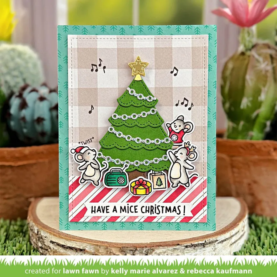 LAWN FAWN: Cheesy Christmas | Stamp
