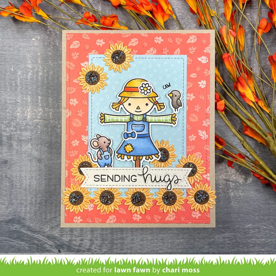 LAWN FAWN: You Crow Girl | Stamp, Coloring Stencil & Die Bundle