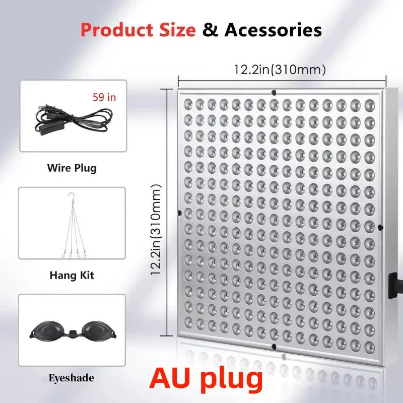 LED Red Light Therapy Panel for Skin Care and Pain Relief