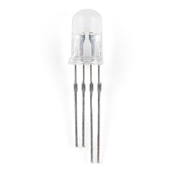 LED - RGB Addressable, PTH, 5mm Clear (5 Pack)