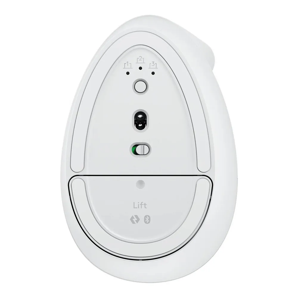 Logitech Lift Wireless Mouse, White