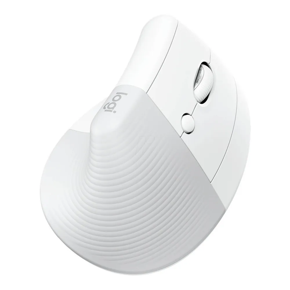 Logitech Lift Wireless Mouse, White