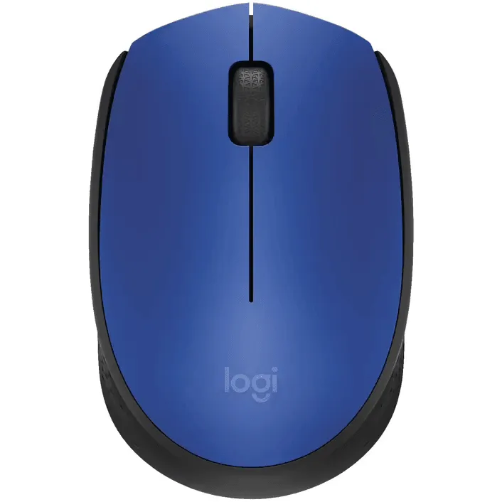 Logitech M171 Wireless Mouse Blue Black