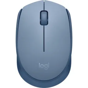 Logitech M171 Wireless Mouse - Optical - Wireless - Radio Frequency - 2.40 GHz - Blue Grey - USB - 1000 dpi - Scroll Wheel - 3 Button(s) - Symmetrical