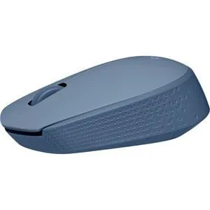 Logitech M171 Wireless Mouse - Optical - Wireless - Radio Frequency - 2.40 GHz - Blue Grey - USB - 1000 dpi - Scroll Wheel - 3 Button(s) - Symmetrical