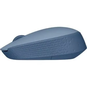 Logitech M171 Wireless Mouse - Optical - Wireless - Radio Frequency - 2.40 GHz - Blue Grey - USB - 1000 dpi - Scroll Wheel - 3 Button(s) - Symmetrical