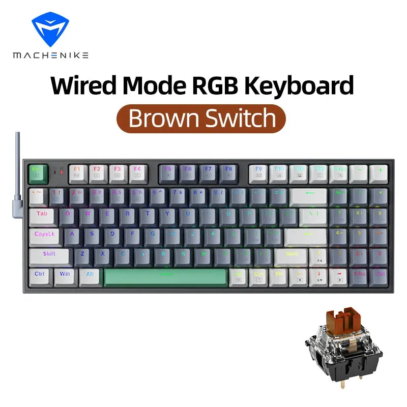 MACHENIKE K500 Gaming Mechanical Keyboard- Wired Hot Swap Keyboard
