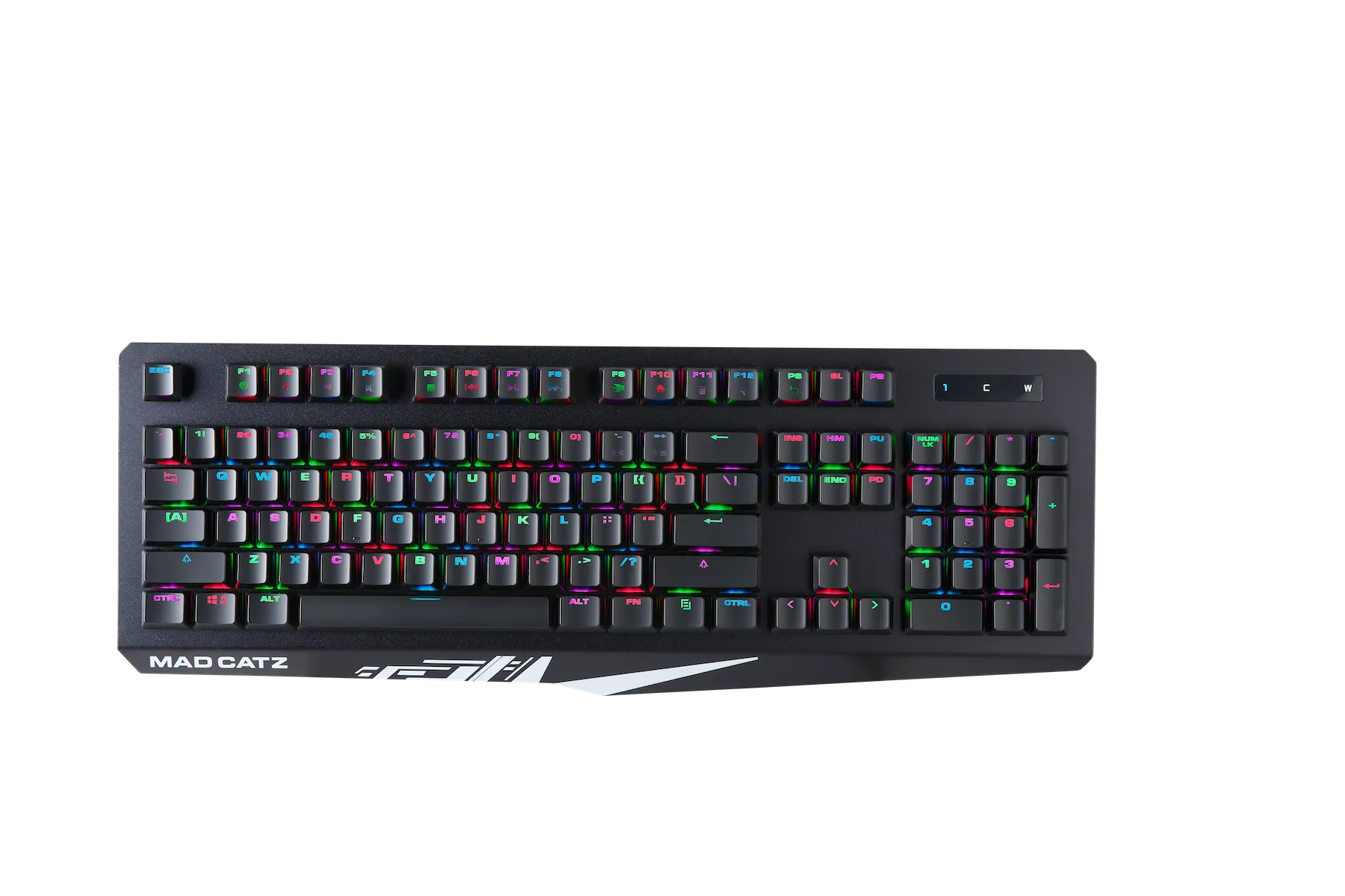 Mad Catz The Authentic S.T.R.I.K.E. 4 Mechanical Gaming Keyboard, Black