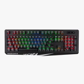 Mad Catz The Authentic S.T.R.I.K.E. 4 Mechanical Gaming Keyboard, Black