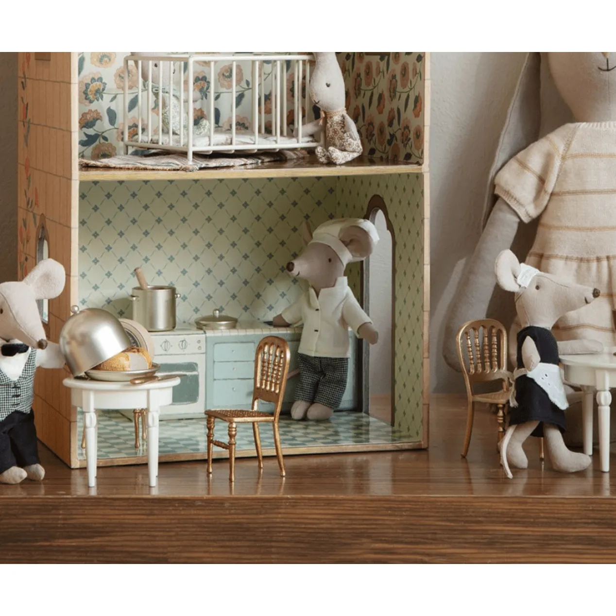 Maileg Gold Chair, Mouse