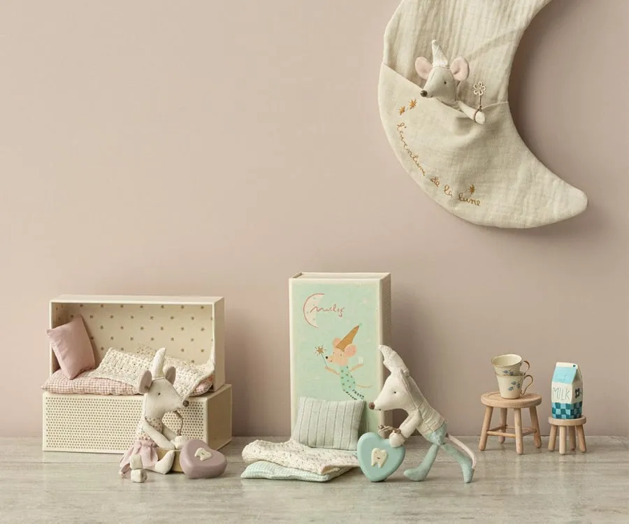 Maileg | Tooth Fairy Mouse, Little Sister in Matchbox