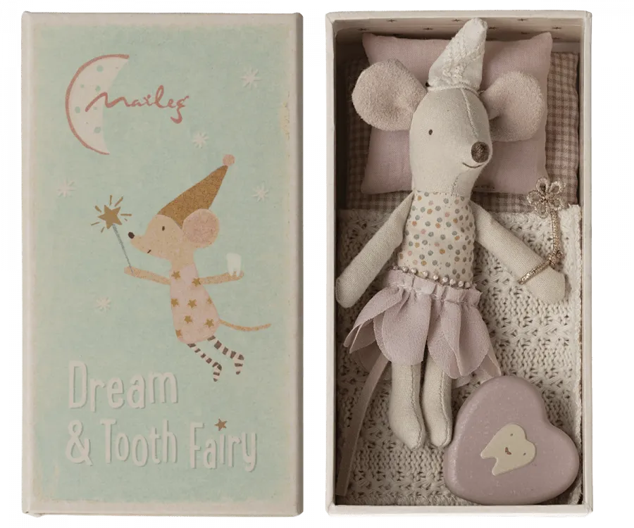 Maileg | Tooth Fairy Mouse, Little Sister in Matchbox