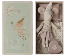 Maileg | Tooth Fairy Mouse, Little Sister in Matchbox