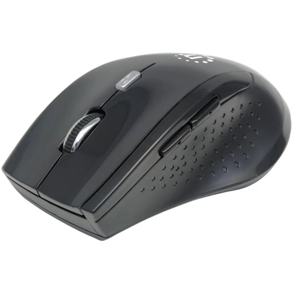 Manhattan 179386 Curve Wireless Optical Mouse (Black)