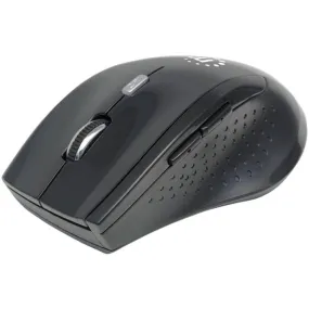 Manhattan 179386 Curve Wireless Optical Mouse (Black)