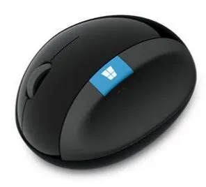 Microsoft Sculpt Ergonomic Mouse, 2.4GHz RF, USB, Thumb Scoop - L6V-00001