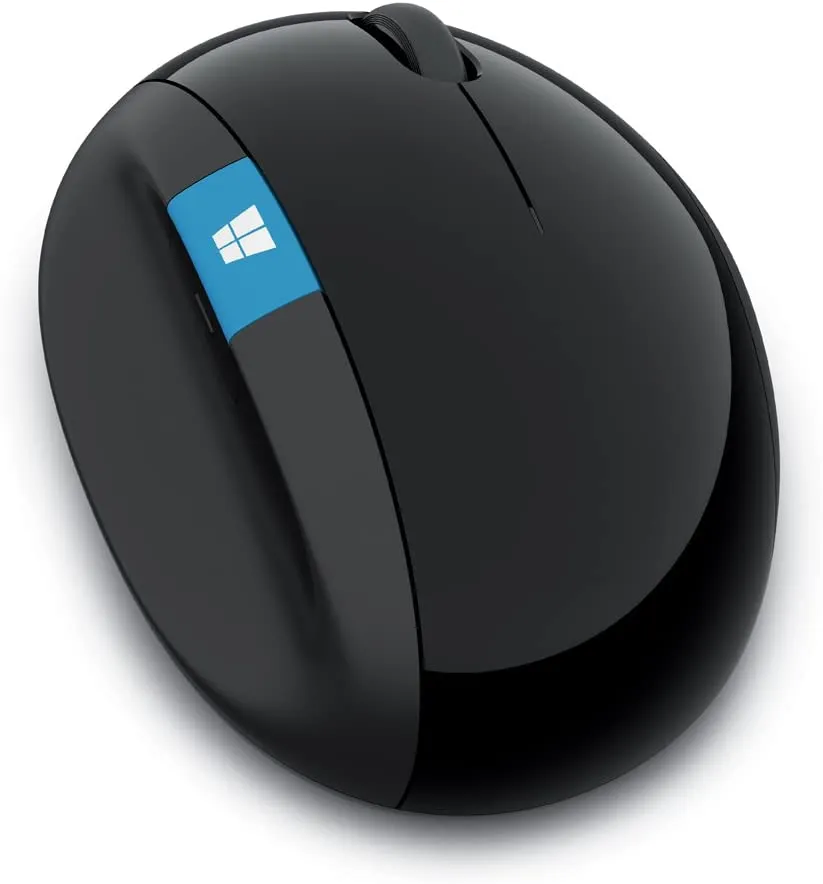 Microsoft Sculpt Ergonomic Mouse, 2.4GHz RF, USB, Thumb Scoop - L6V-00001
