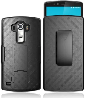 Motorola Droid Turbo 2 Case, Slim Rotating Swivel Clip Holster Shell Combo Case for Motorola Turbo 2 - Black
