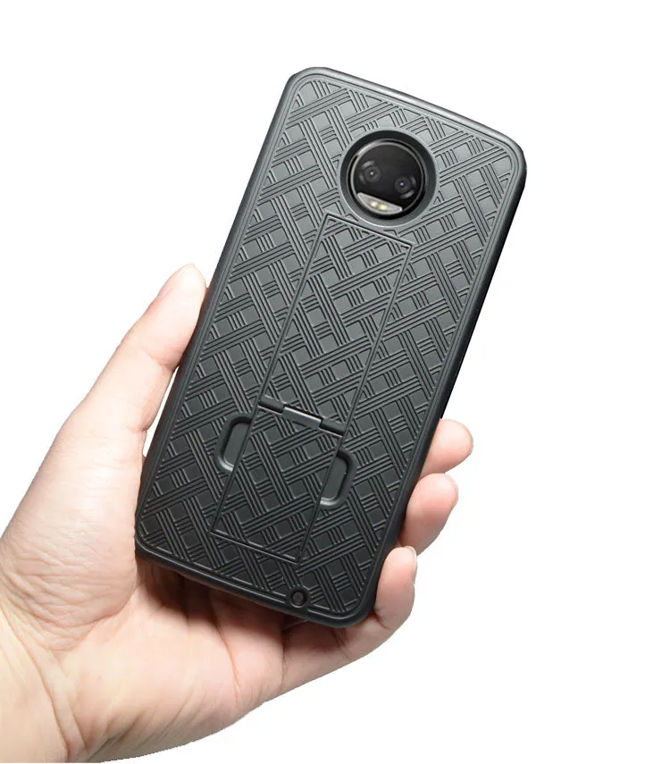 Motorola Moto Z2 Play Case, Moto Z2 Play Case, Slim Rotating Swivel Clip Rugged Holster Shell Combo Case Cover for Moto Z2 Play
