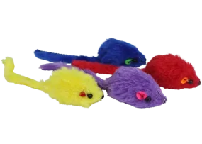 Multipet - Cat Toy - Mini Mice 4 pack Without Catnip
