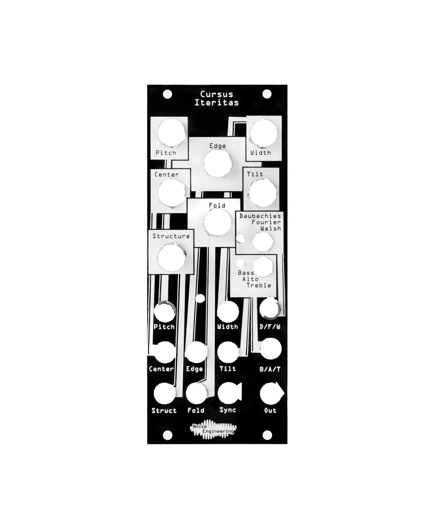 Noise Engineering Cursus Iteritas Black/ Blind Panel