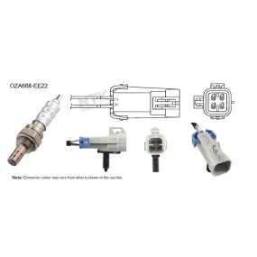 NTK Oxygen Sensor - OZA668-EE22