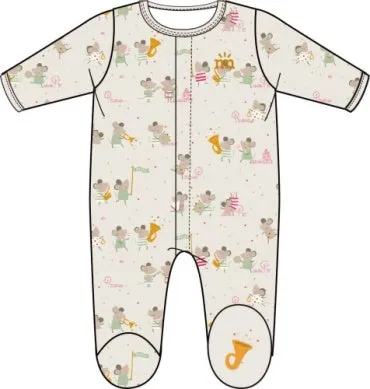 Of Mice & Band Organic Cotton Magnetic Footie